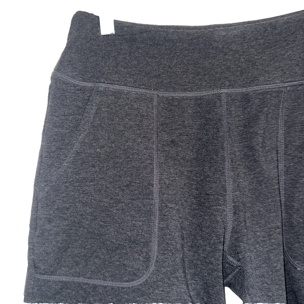 Baleaf Athletic Shorts Women's Medium Gray High Waisted Workout Running Yoga